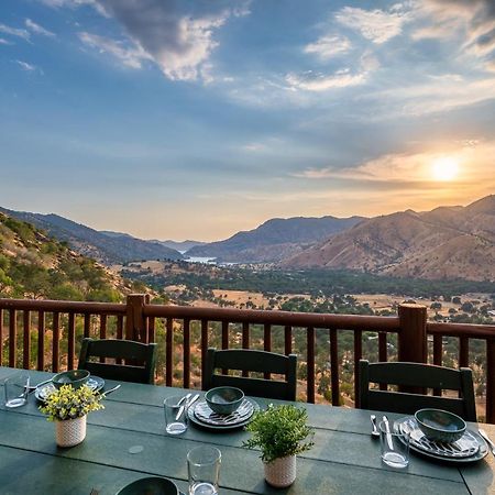 4 Kings Log Cabin 150 Acres Spectacular Views Three Rivers Extérieur photo